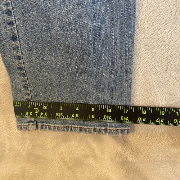 Guess Women's Jeans 35x31 Flirty Straight Destroyed Blue Denim Stretch - Picture 5 of 16
